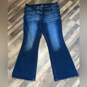 Women's Maurice EverFlex Blue Flare Jeans